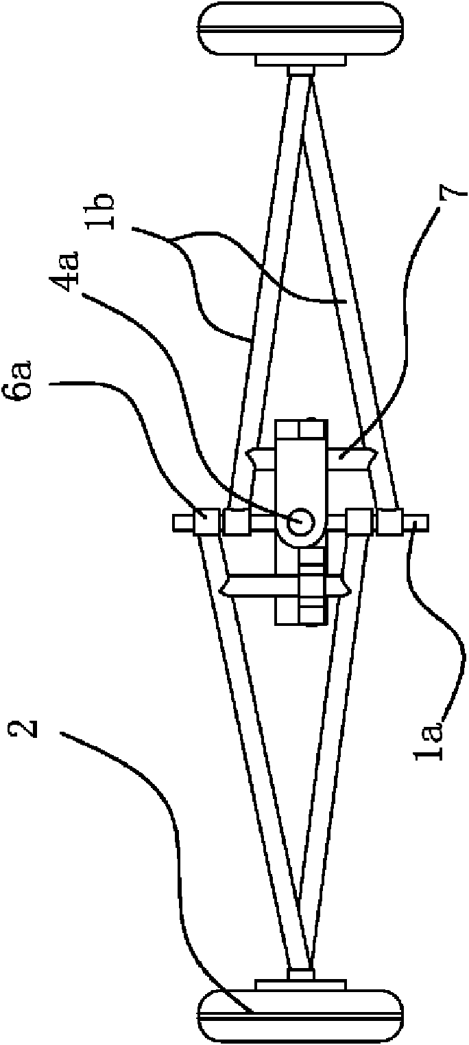 Auxiliary wheel mechanism of double-body vehicle