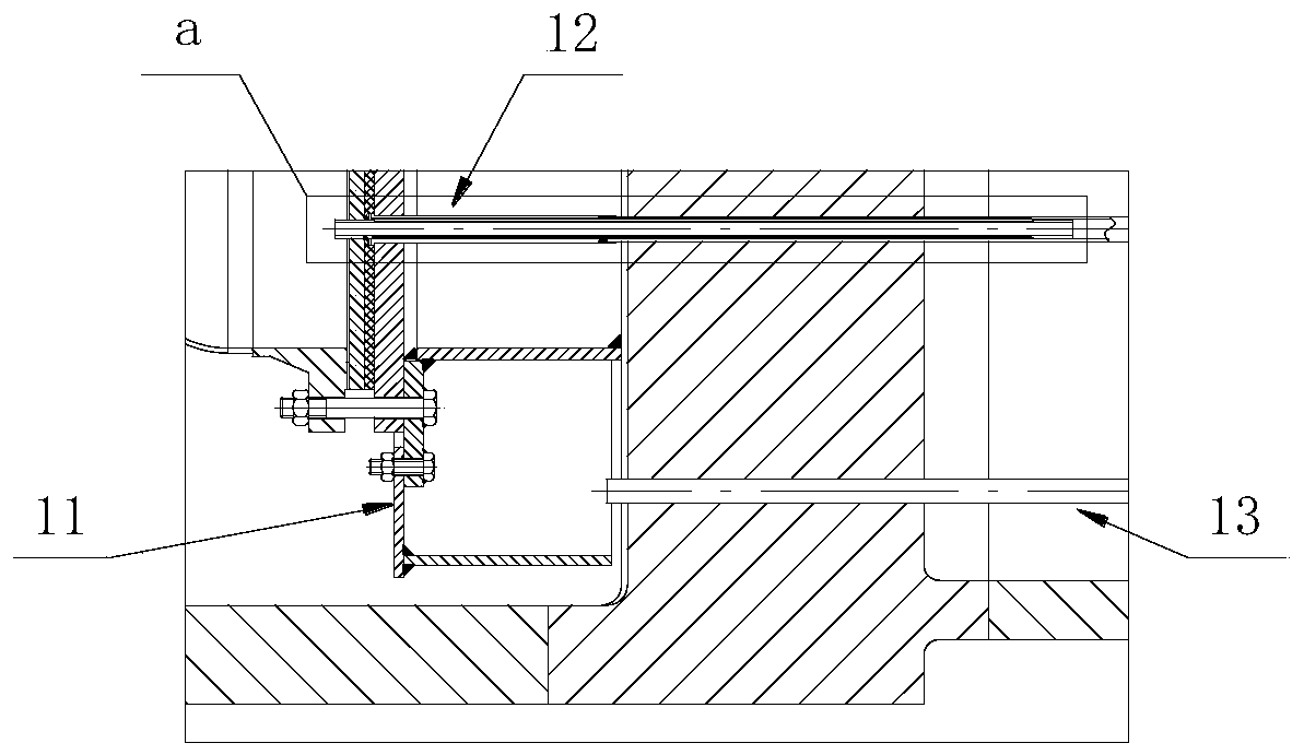 Special U-shaped tube type heat exchanger tube box structure