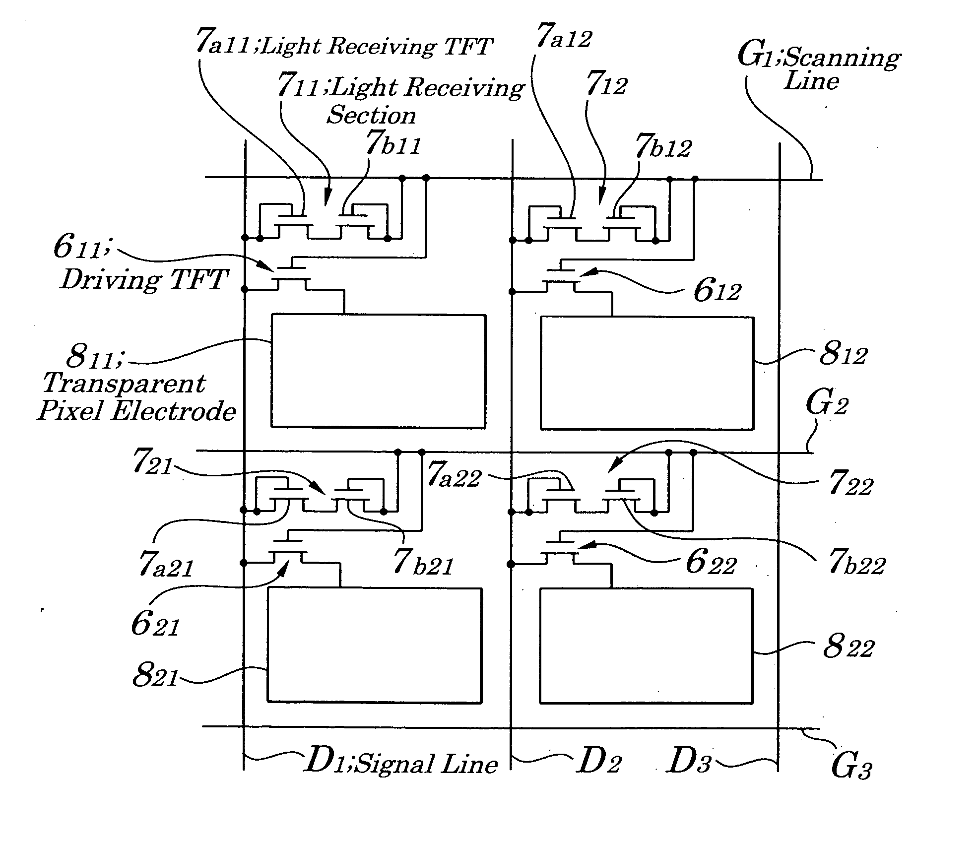 Liquid crystal display device with tablet function