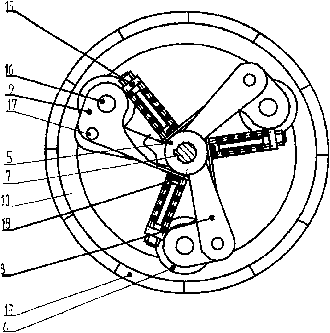 Grinding roller mechanism device