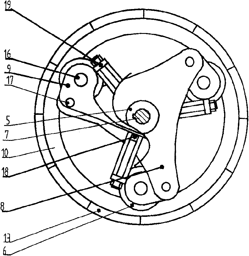 Grinding roller mechanism device