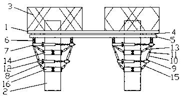 Assembled capping beam construction safety protection integrated platform