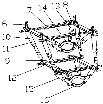 Assembled capping beam construction safety protection integrated platform