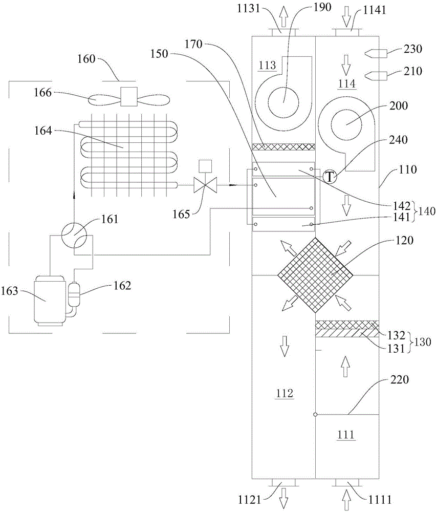 Air exchange device