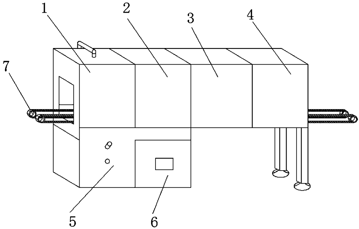 Poultry cage cleaning machine