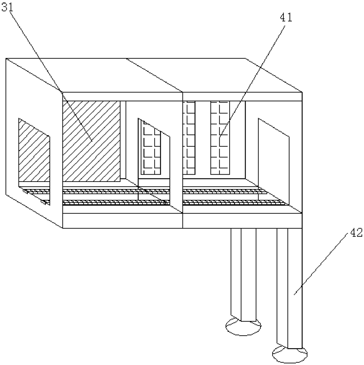 Poultry cage cleaning machine