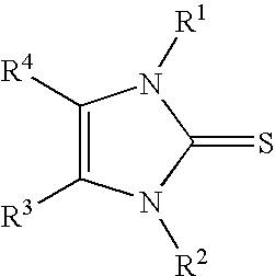 Solventless one-step process for the production of imidazole-2-thiones