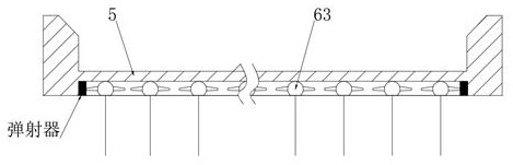 A transfer type chip packaging device