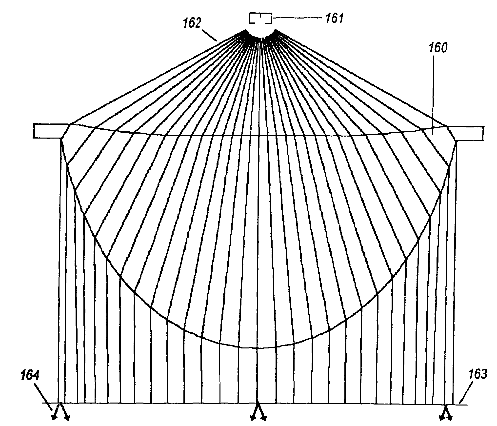 Irradiance-redistribution lens and its applications to LED downlights