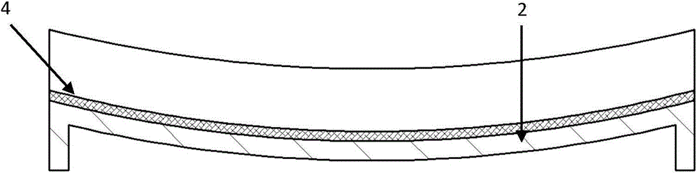 Pouring carbon plastic large spherical reflection lens and production method