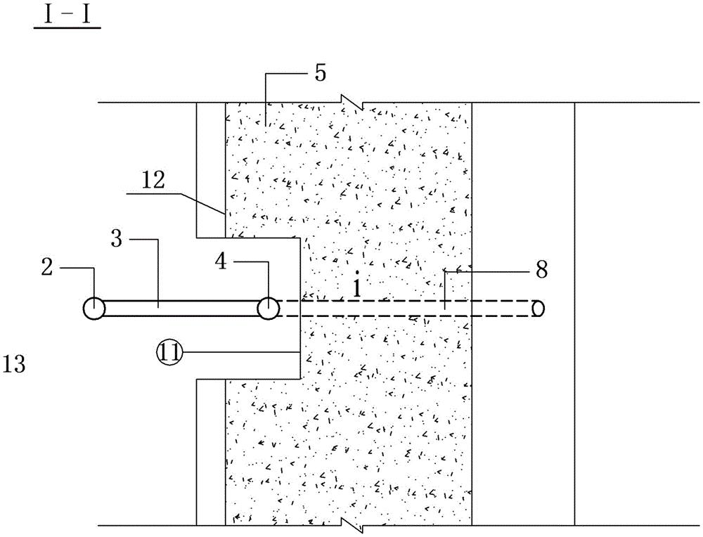 Reservoir room temperature water passing dam system