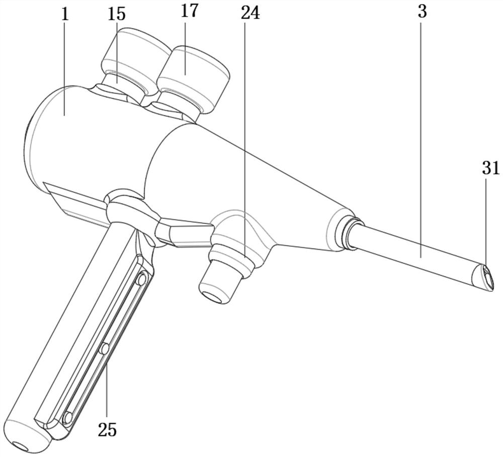 Throat tumor sampling device