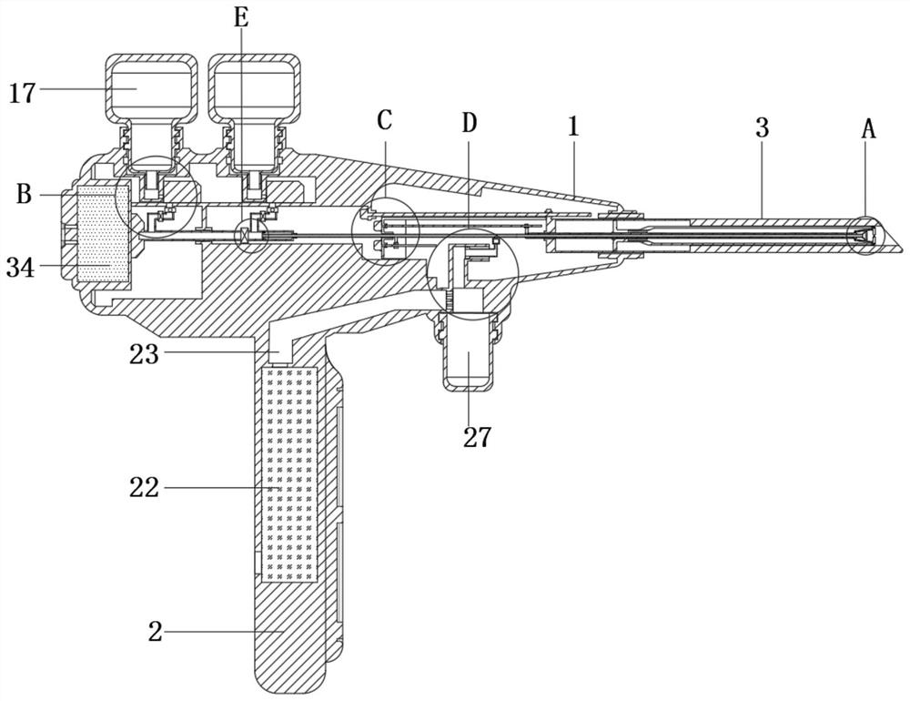 Throat tumor sampling device