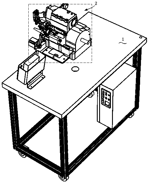 Cuff sewing machine