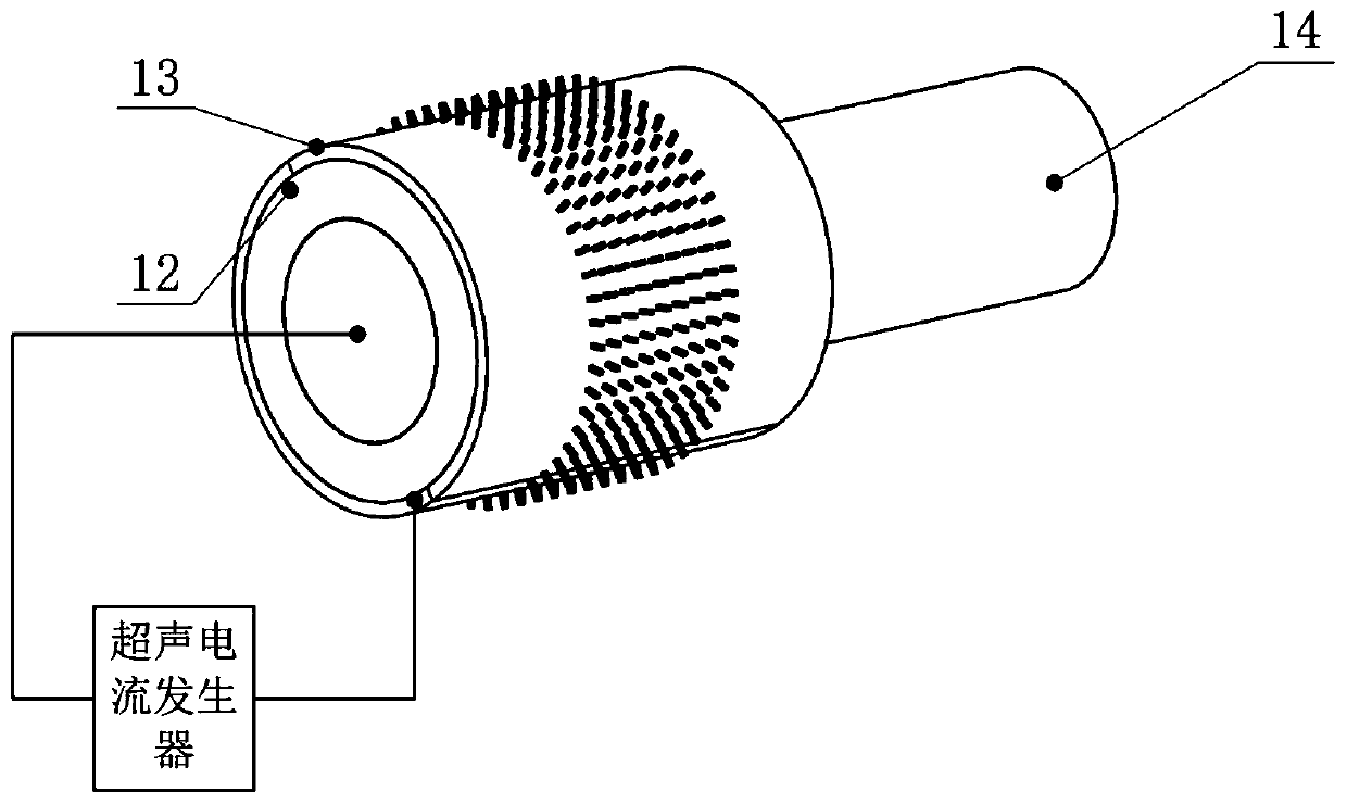 Micro-texture radial vibration auxiliary electrolytic machining method and device for inner wall of rotary body of thin-wall part