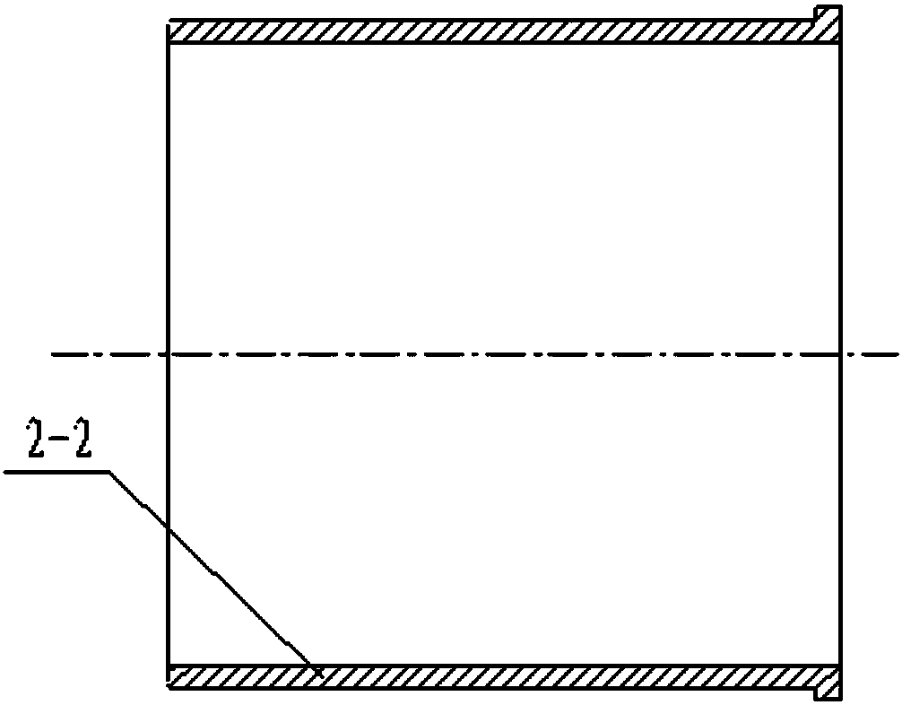 Spinning tool for barrel with inner circumferential rib and forming method