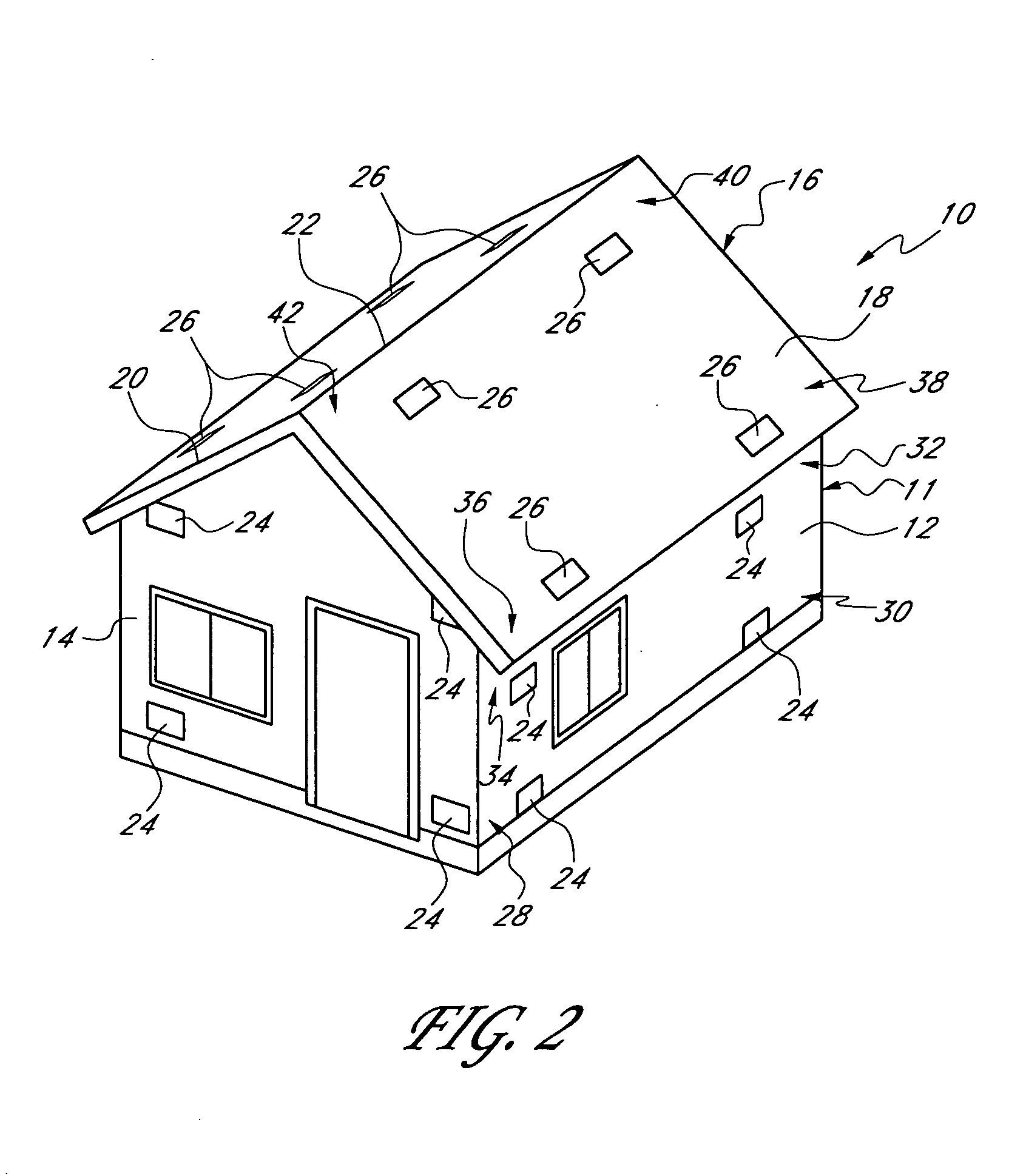 Roof providing improved passive ventilation and energy efficiency