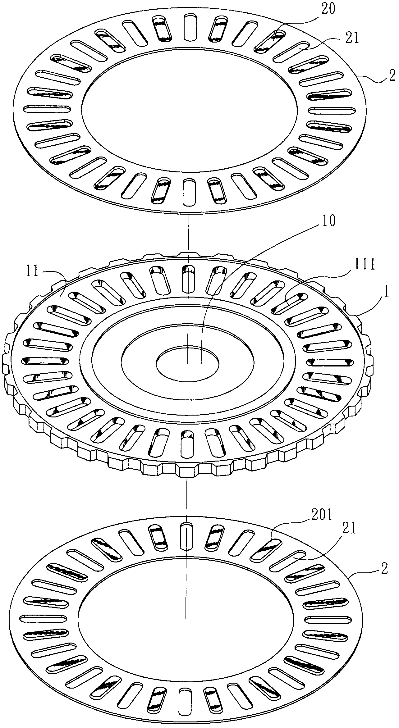 Wear-resistant disk