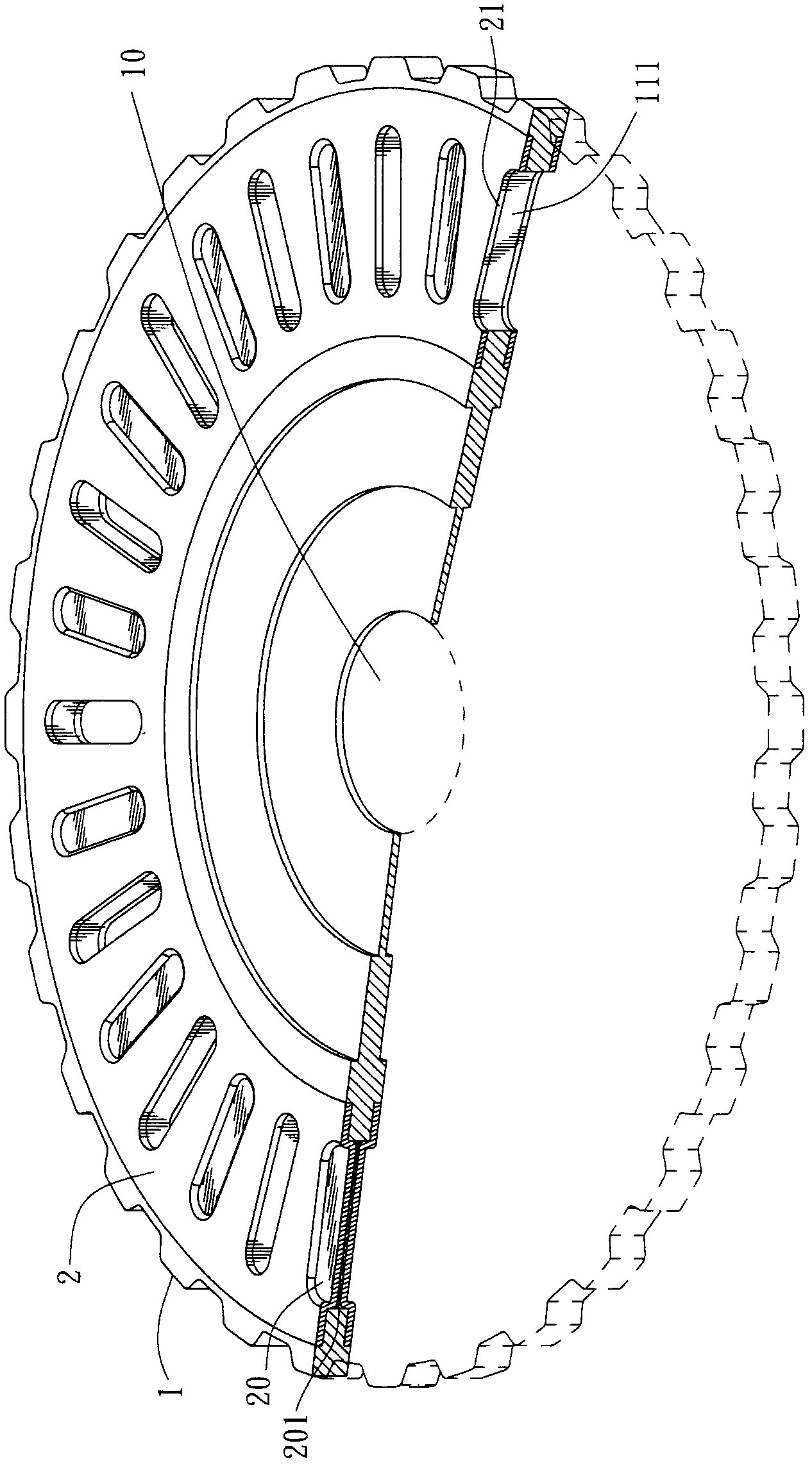 Wear-resistant disk