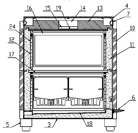 Beehive for apis mellifera linnaeus