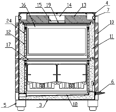 Beehive for apis mellifera linnaeus