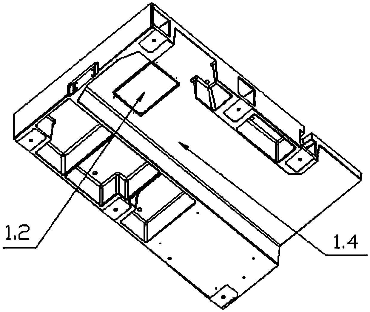 Turing center with inverted spindle