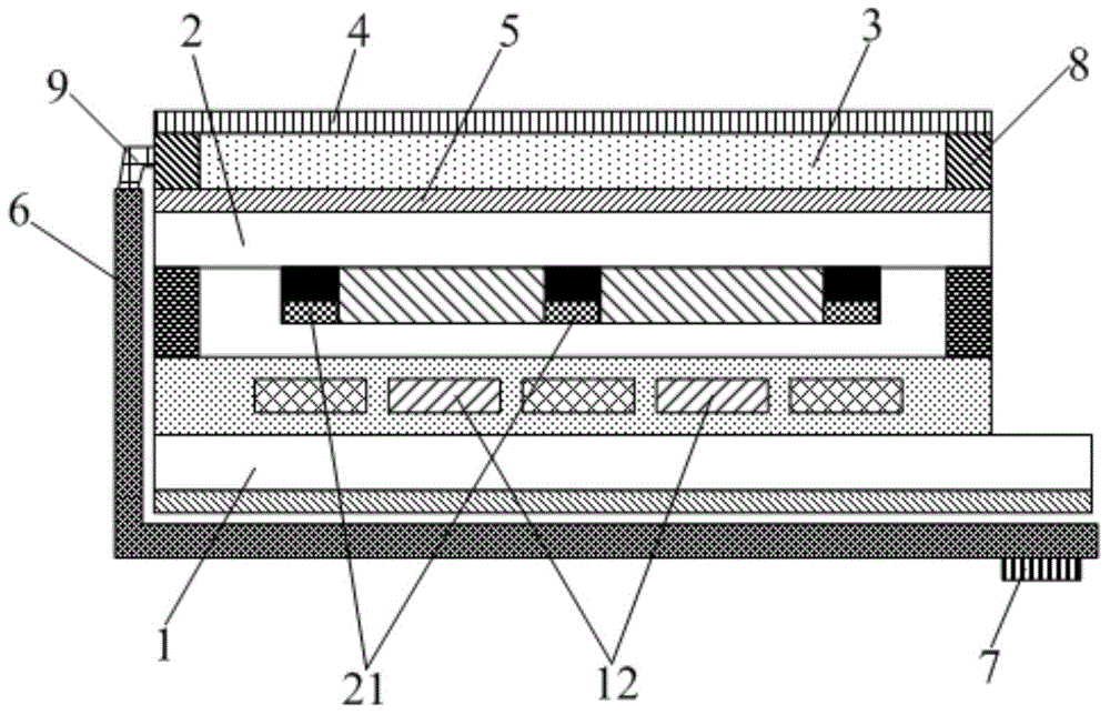 Embedded-type touch screen and display device