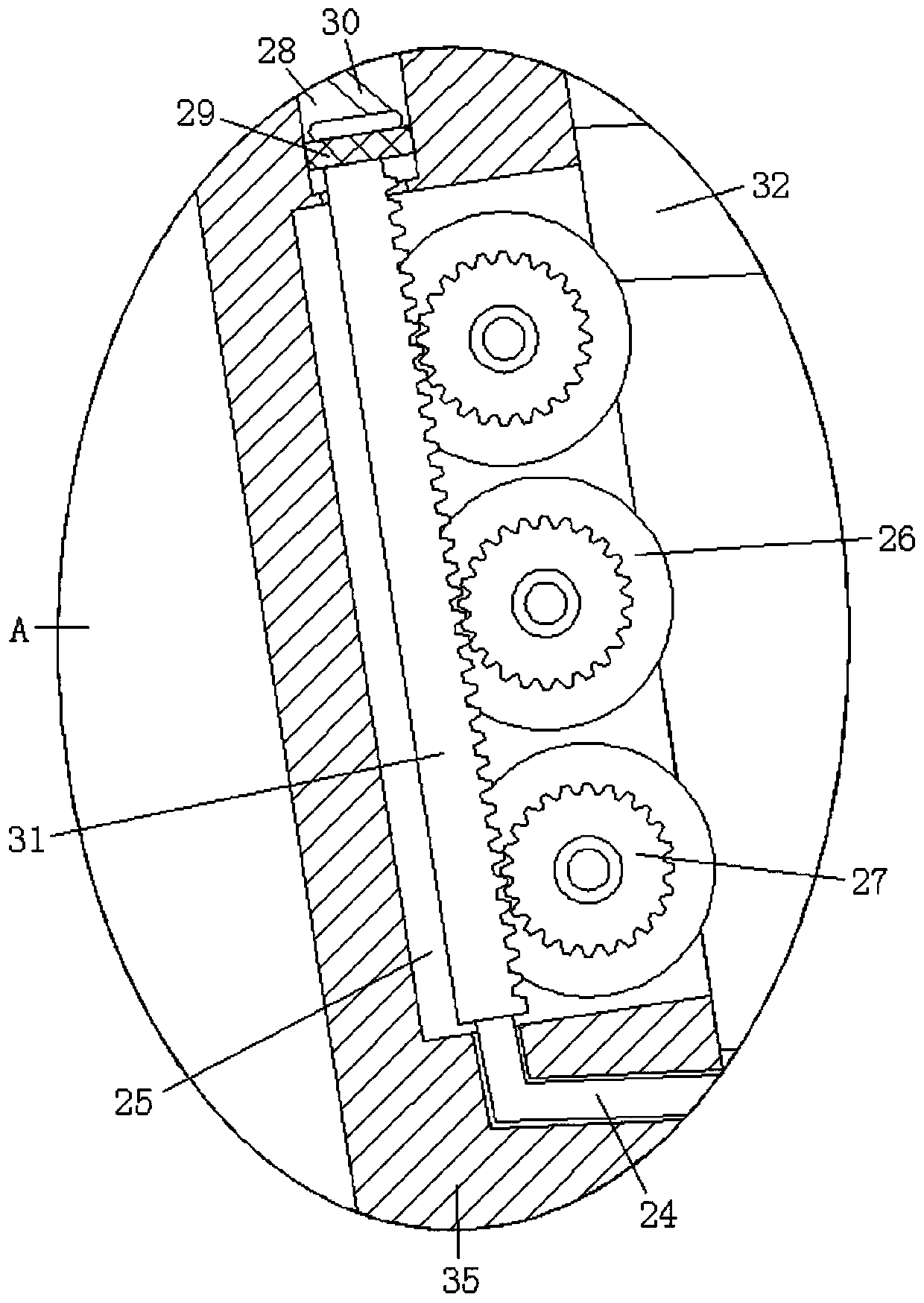 Nerve recovery device for elderly people with stroke