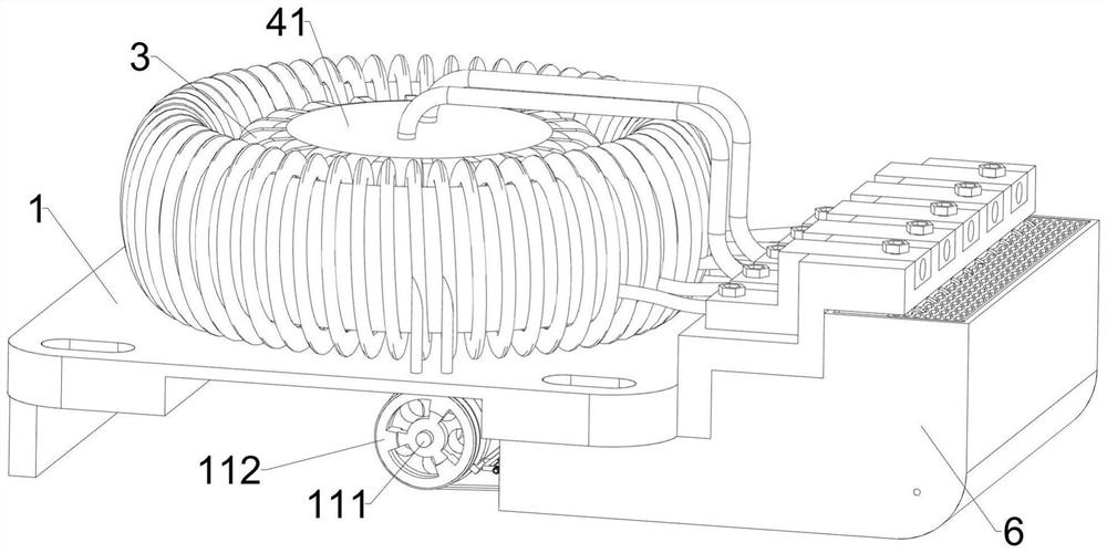 High-frequency transformer capable of safely dissipating heat