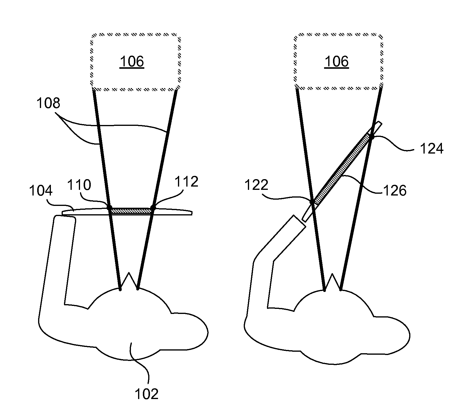 Rendition of 3D content on a handheld device