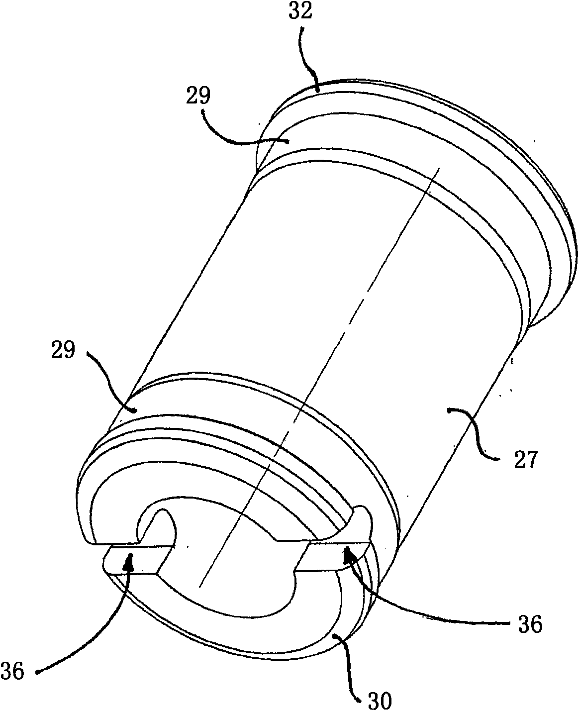 Articulating pin for bicycle chains and relative chain