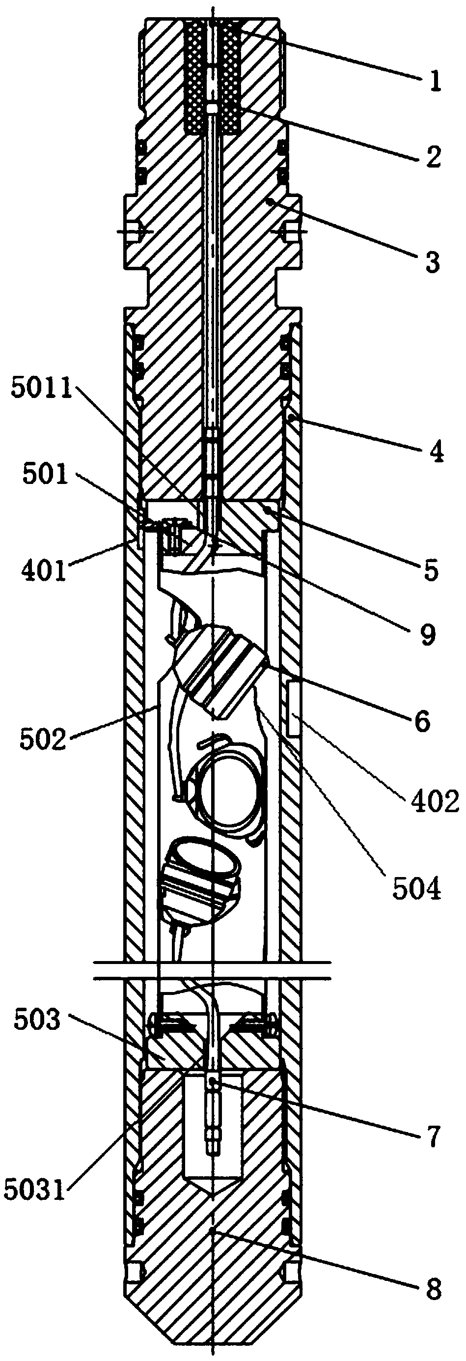 Roof cracking method and device for coal mining