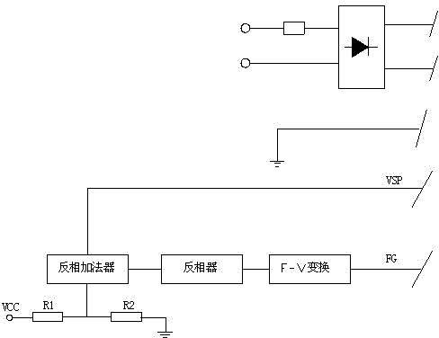 Outer rotor embedded automatic control constant speed DC brushless axial flow fan and constant speed control method