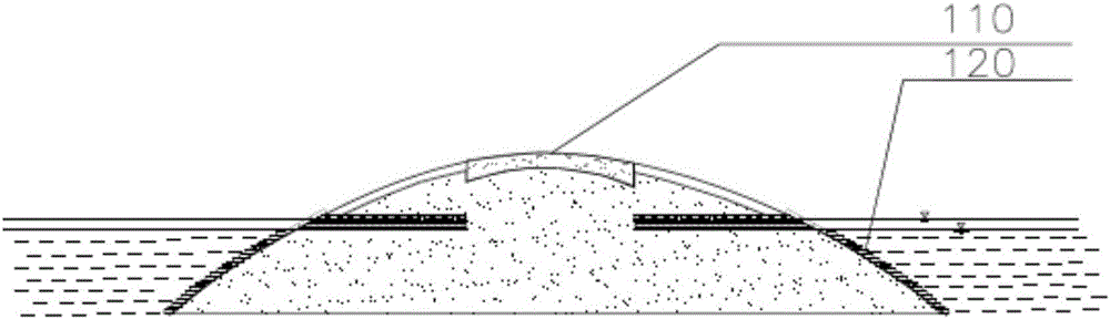 Black odorous river course ecological treatment system and treatment method thereof