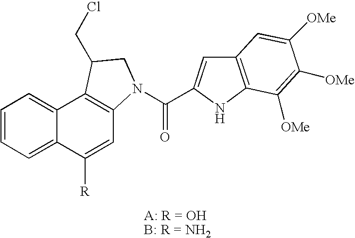 Processes for preparing 3-substituted 1-(chloromethyl)-1,2-dihydro-3H-[ring fused indol-5-yl-(amine-derived)] compounds and analogues thereof, and to products obtained therefrom