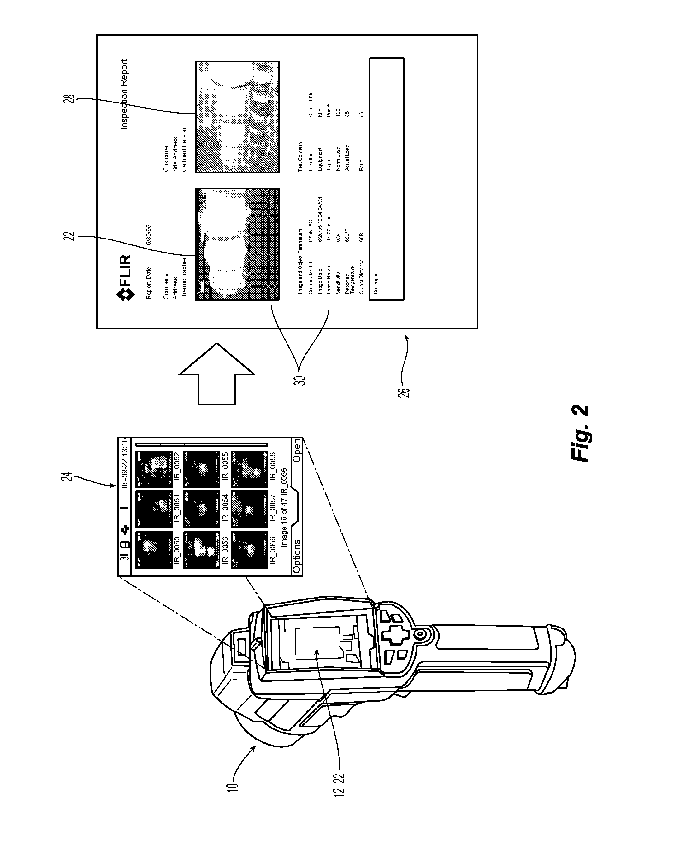 Cameras with on-board reporting capabilities