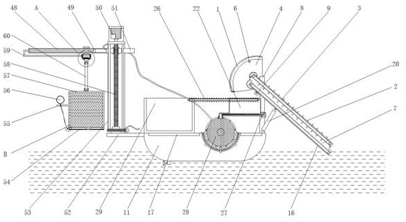 An automated, lightweight and high-endurance river sewage treatment equipment