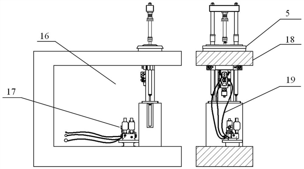 A marine climate environment-torsional load coupling test device and test method