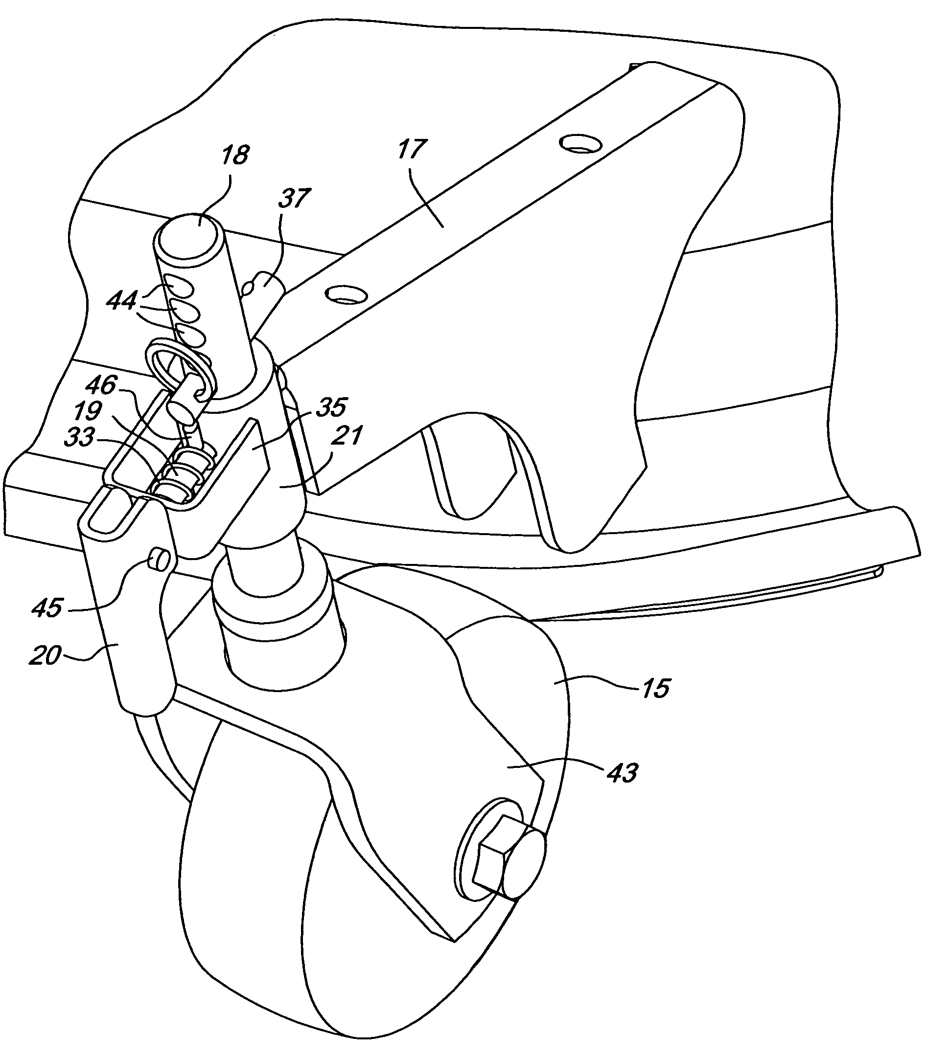 Drive over mower deck