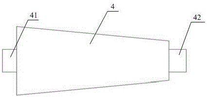 Tapered bush part processing auxiliary device and use method