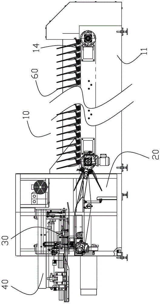 Automatic packaging production line