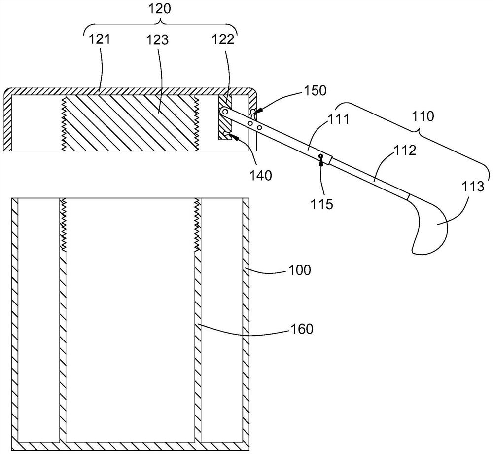 Excrement sampling device