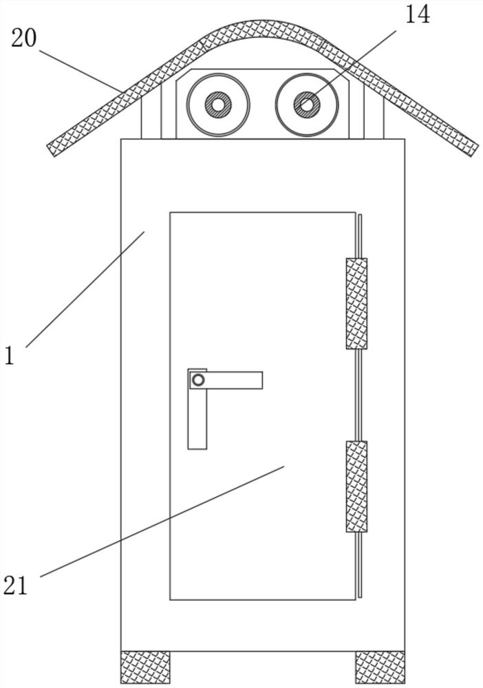 Anti-fire safety power distribution cabinet