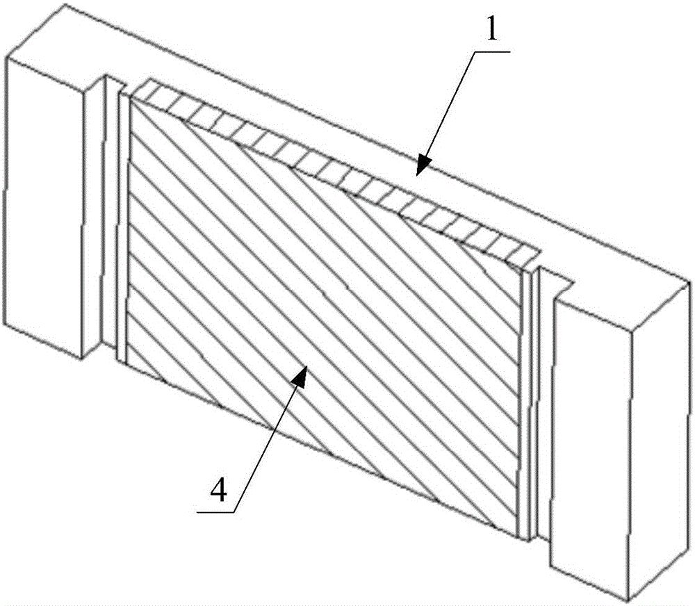 Compression molding mold for sintered nd-fe-b