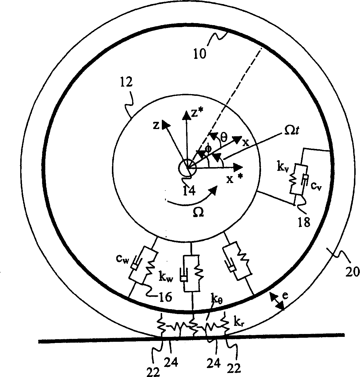 Improved tire uniformity through compensation between radial run out and stiffness variation