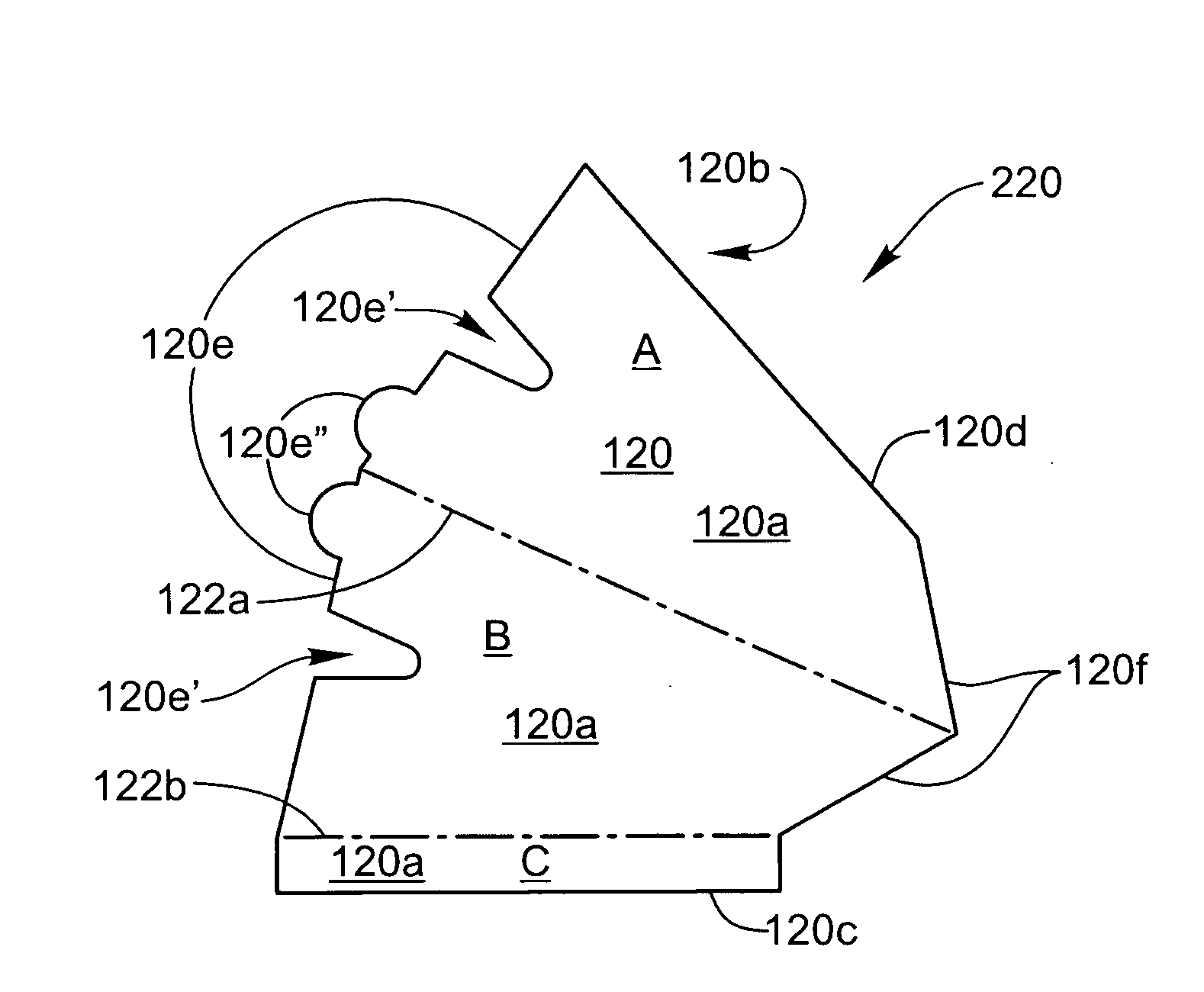 Textile gas guide for inflatable curtain