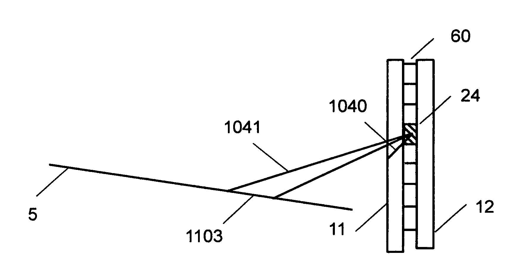 Diffractive waveguide providing structured illumination for object detection