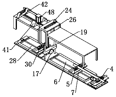 Circular tube cutting and surface drilling integrated equipment