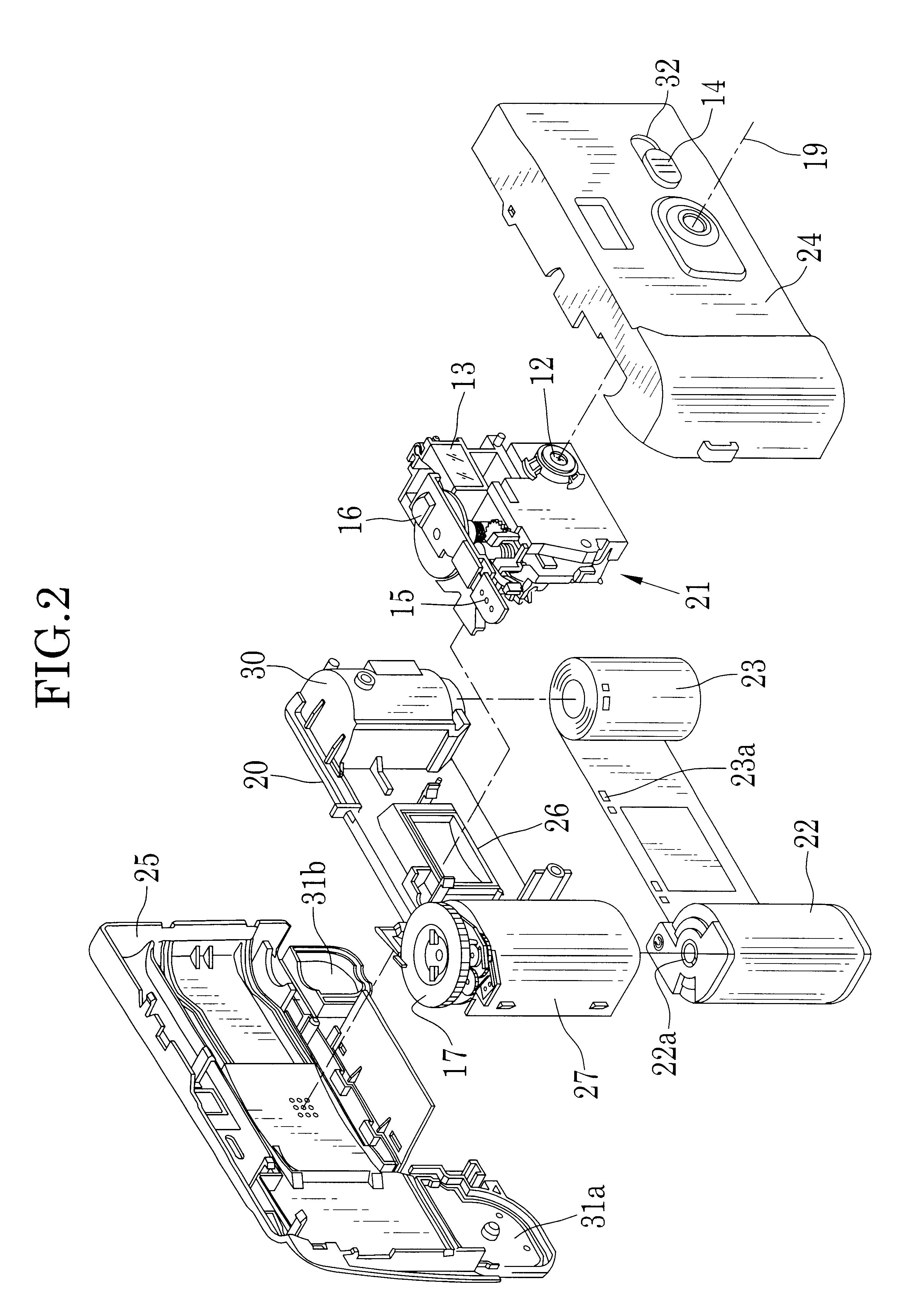 Lens-fitted photo film unit capable of changing over aperture stop