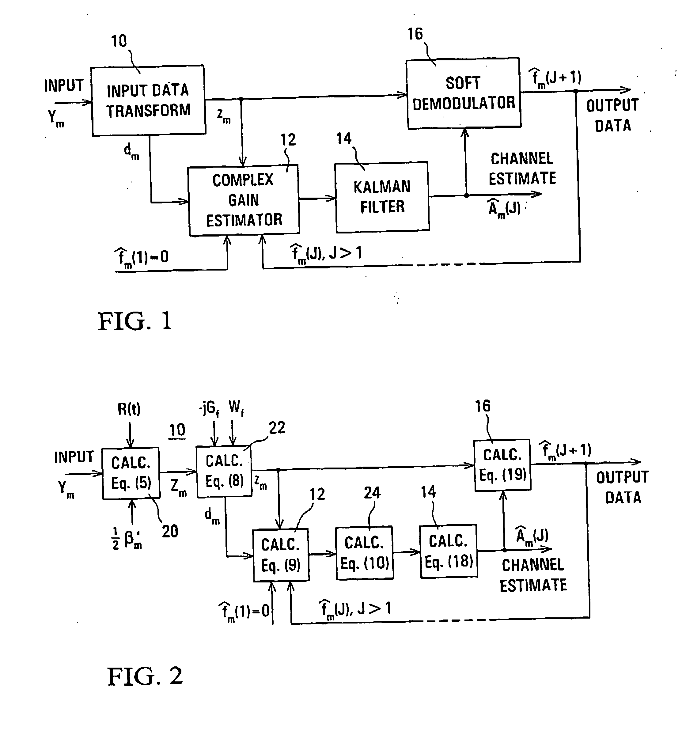 Channel estimation in cdma communications systems using both lower power pilot channel and higher power date channel